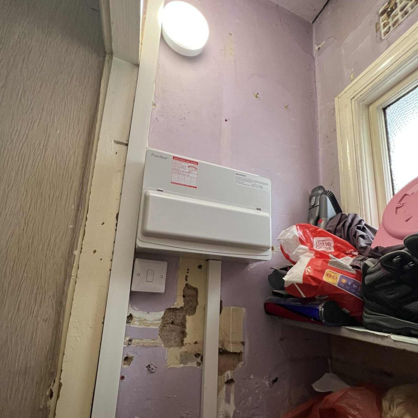 Consumer unit upgrade with RCBO protection installed in Twycross Consumer unit upgrade with RCBO protection installed in Twycross