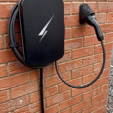 EV car charger install at East Leake